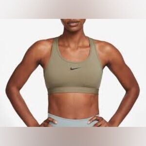 Nike Women's Olive Sports Bra Size Small New With Tags